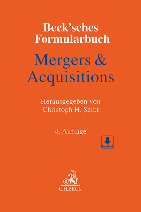 Beck'sches Formularbuch Mergers & Acquisitions