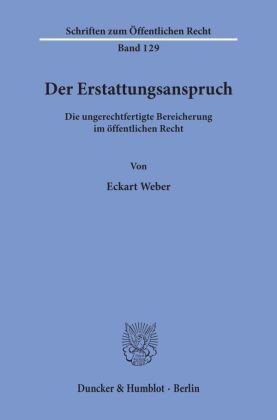 Der Erstattungsanspruch