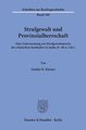 Strafgewalt und Provinzialherrschaft