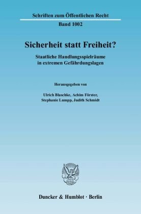 Sicherheit statt Freiheit?