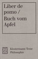 Liber de Pomo - Buch vom Apfel. Liber de pomo