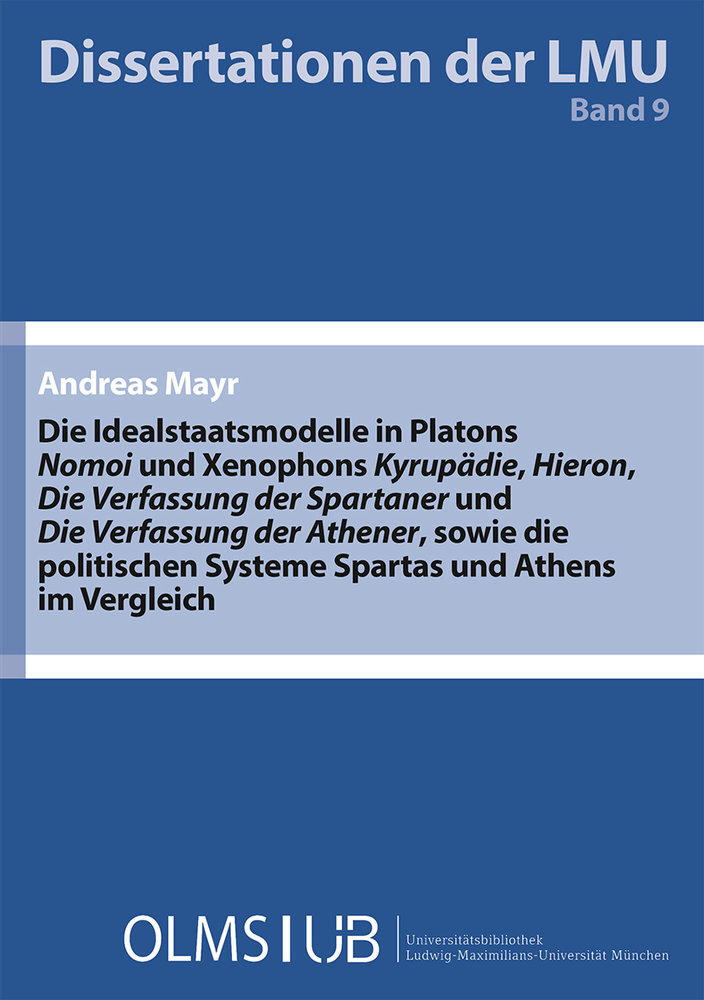 Die Idealstaatsmodelle in Platons Nomoi und Xenophons Kyrupädie, Hieron, Die Ver