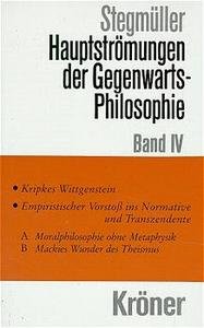 Hauptströmungen der Gegenwartsphilosophie Bd.4