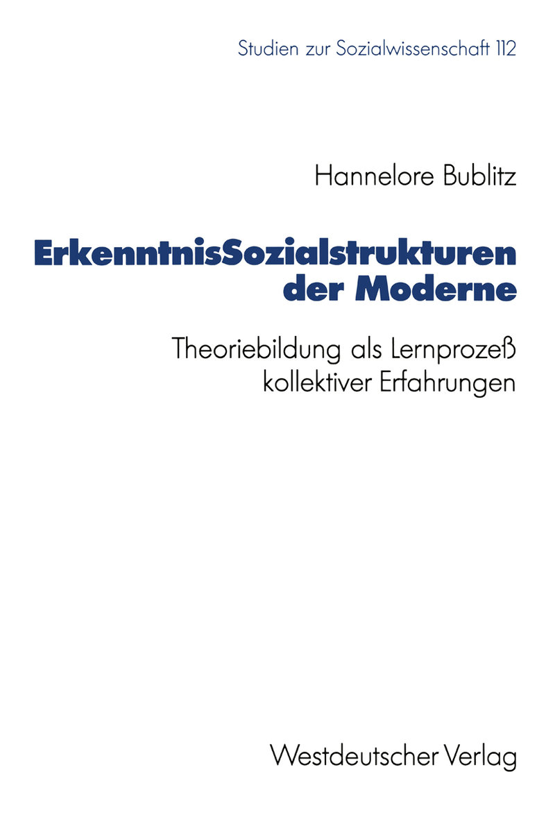 ErkenntnisSozialstrukturen der Moderne