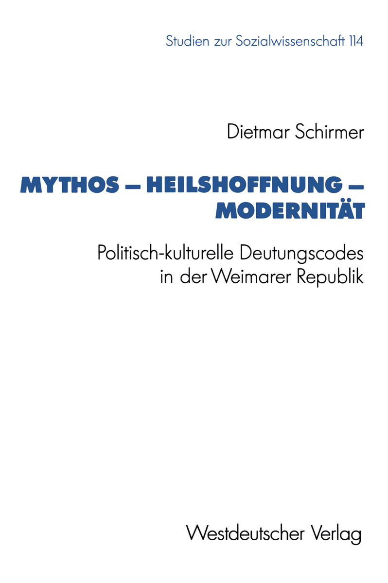 Mythos ¿ Heilshoffnung ¿ Modernität