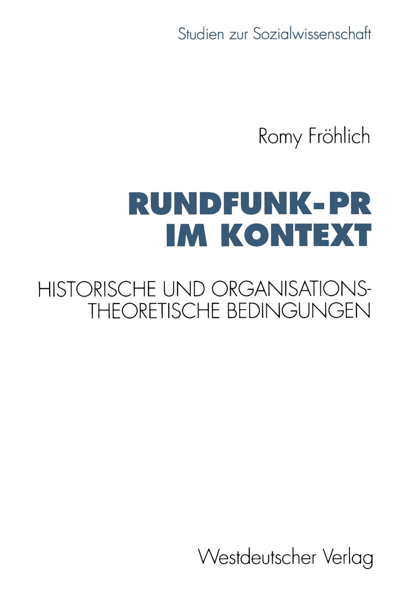 Rundfunk-PR im Kontext