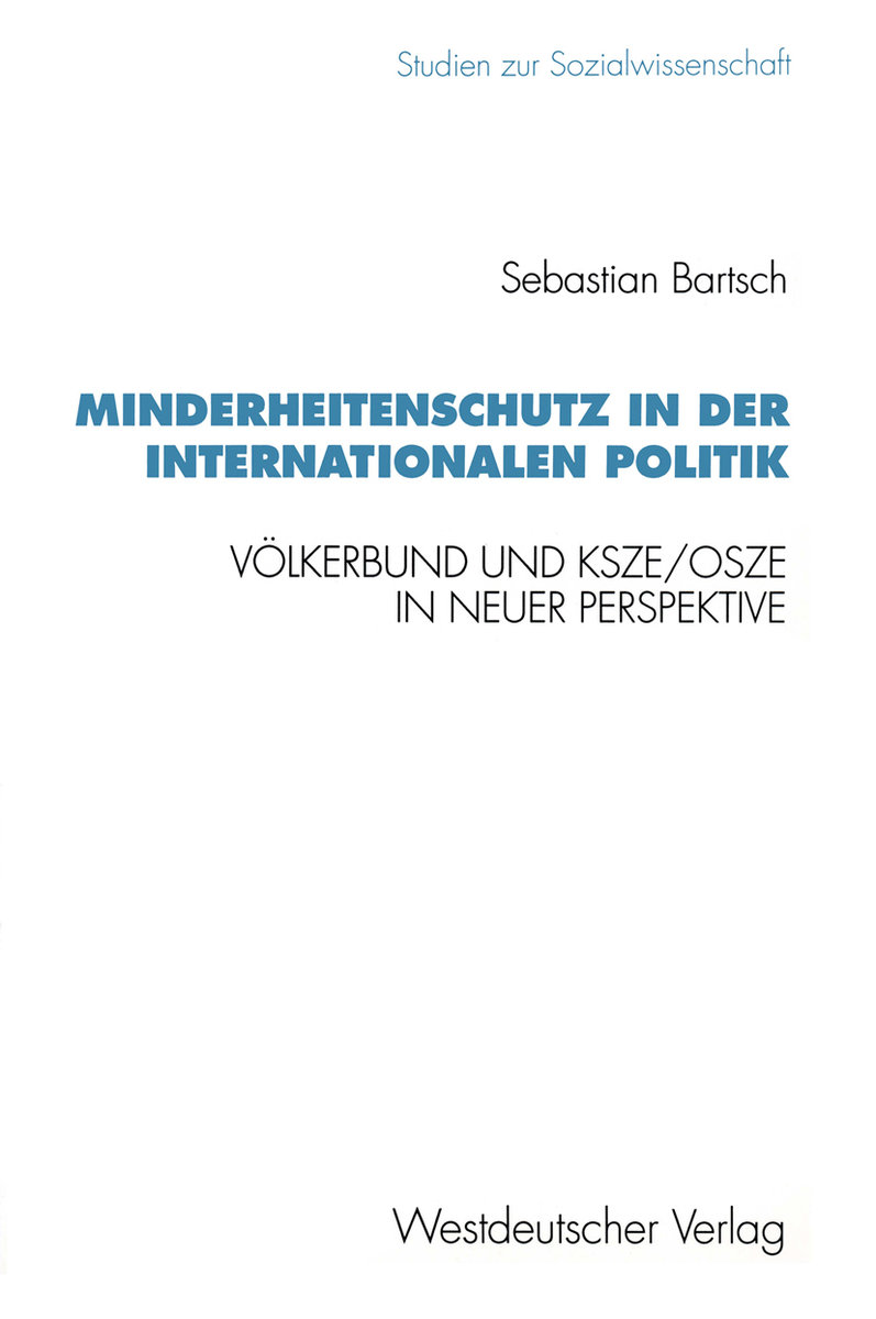 Minderheitenschutz in der internationalen Politik