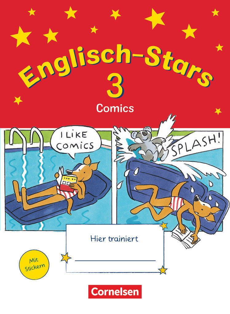 Englisch-Stars, Allgemeine Ausgabe, 3. Schuljahr, Übungsheft Comics, Mit Lösungen