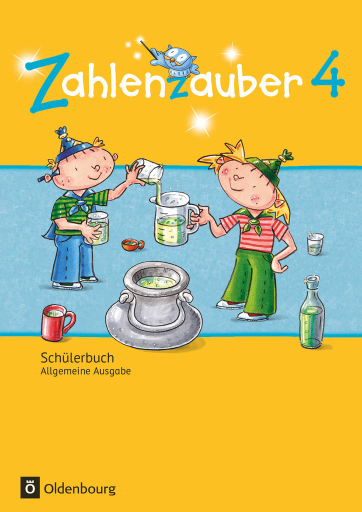 Zahlenzauber, Mathematik für Grundschulen, Allgemeine Ausgabe 2016, 4. Schuljahr, Schulbuch mit Kartonbeilagen