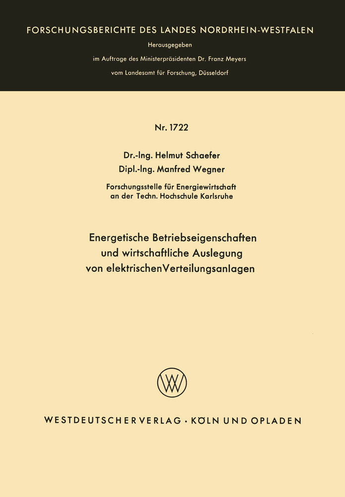 Energetische Betriebseigenschaften und wirtschaftliche Auslegung von elektrischen Verteilungsanlagen