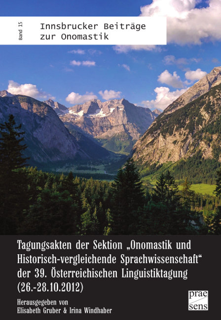 Tagungsakten der Sektion 'Onomastik und Historisch-vergleichende Sprachwissensch