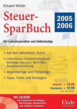 Steuer-SparBuch 2005/2006, m. CD-ROM (für Österreich)