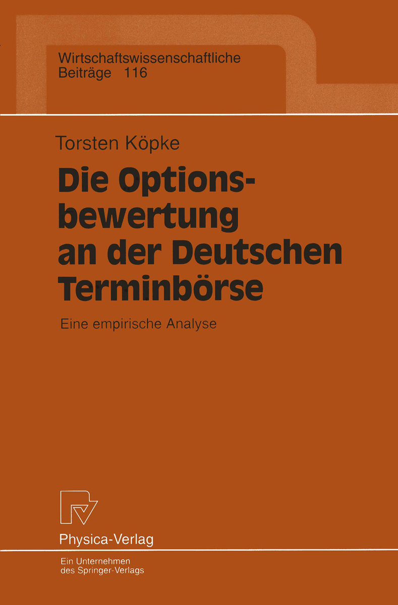 Die Optionsbewertung an der Deutschen Terminbörse