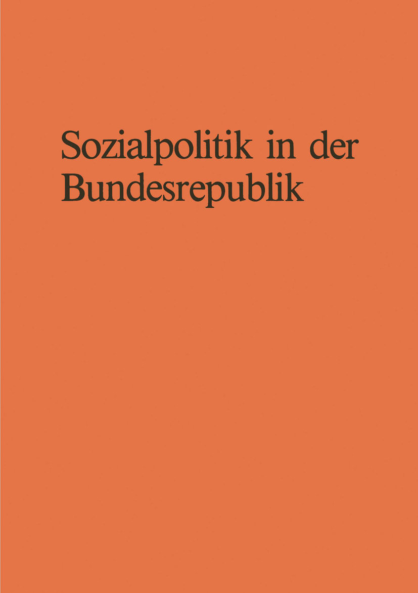 Sozialpolitik in der Bundesrepublik