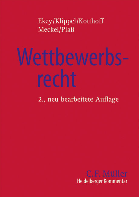 Heidelberger Kommentar zum Wettbewerbsrecht