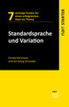 Standardsprache und Variation