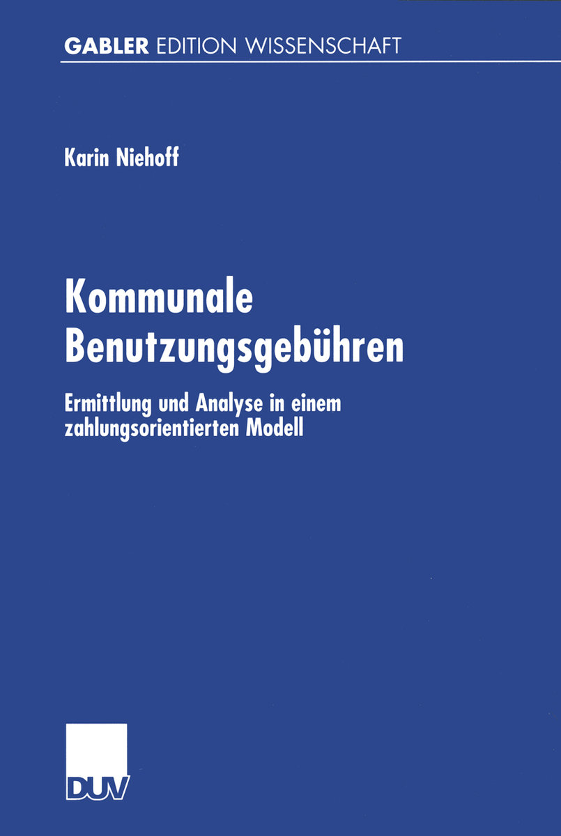 Kommunale Benutzungsgebühren