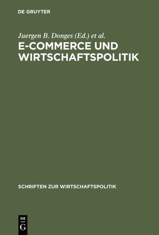 E-Commerce und Wirtschaftspolitik