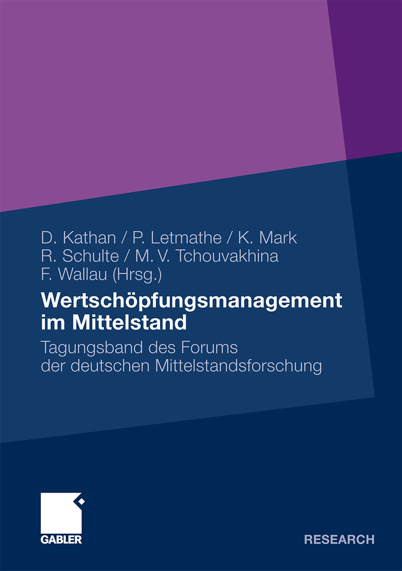 Wertschöpfungsmanagement im Mittelstand