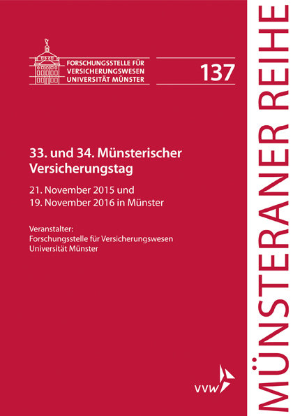 33. und 34. Münsterischer Versicherungstag