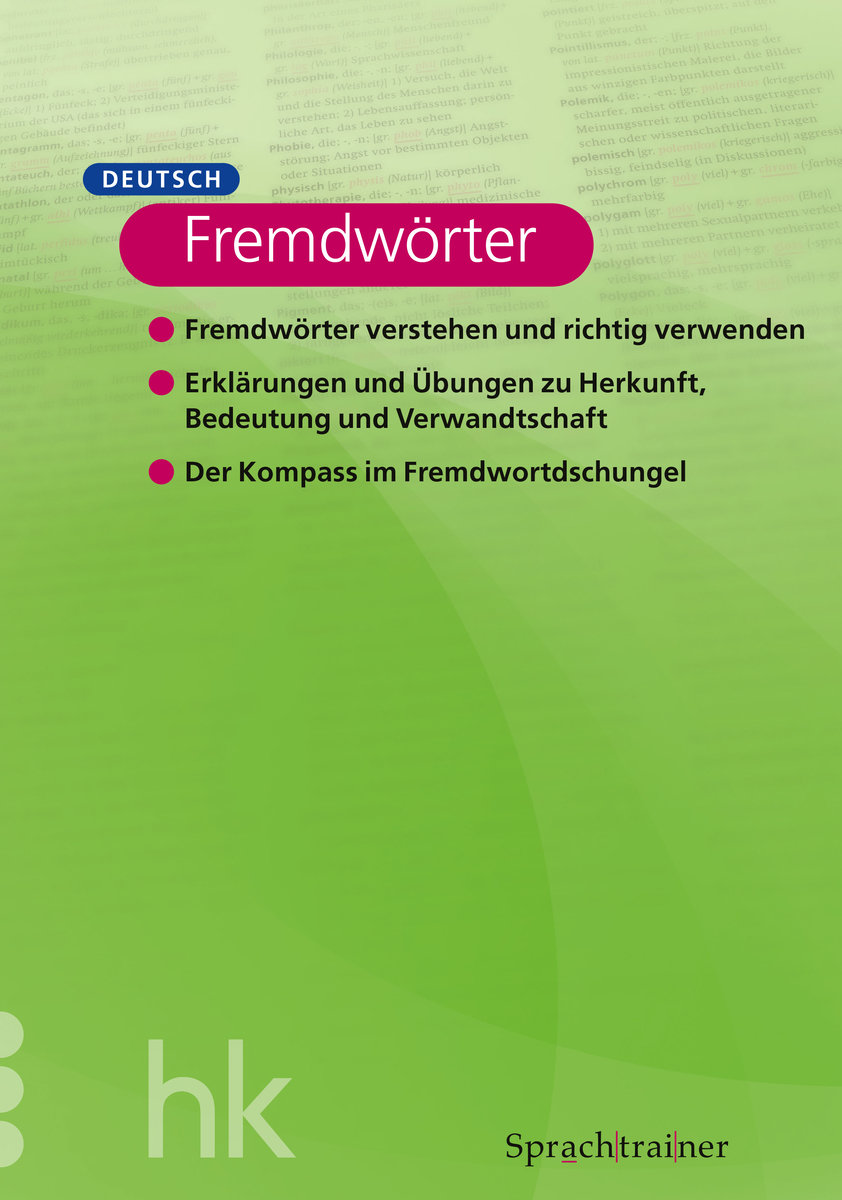 Sprachtrainer. Deutsch - Fremdwörter