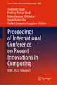 Proceedings of International Conference on Recent Innovations in Computing